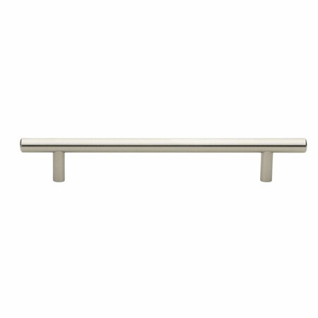 GLIDERITE HARDWARE 6-1/4 in. Center to Center Satin Nickel Solid Steel Bar Pull - 5003-160-SS, 25PK 5003-160-SS-25